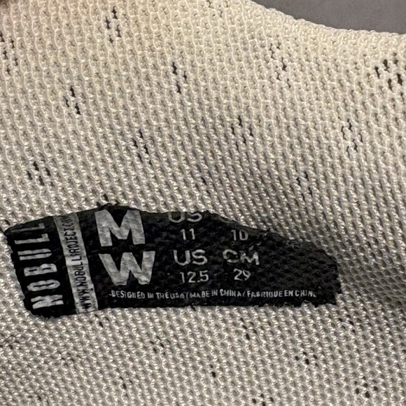 NOBULL Golf Shoes Mens 11 White Matryx Waterproof Performance Superfabric - Picture 5 of 6